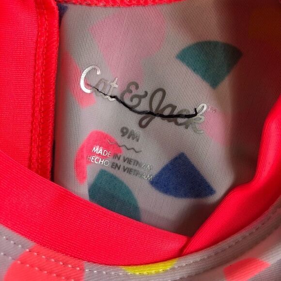 2/$20 Cat & Jack Retro Pattern Long Sleeve 1 piece - Picture 5 of 8